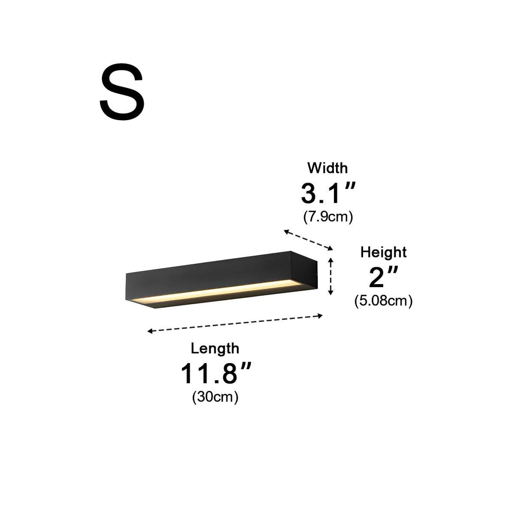 Modern Minimalist | Outdoor Wall Sconce Lighting with Waterproof Design | Sleek Illumination for Patios and Entryways
