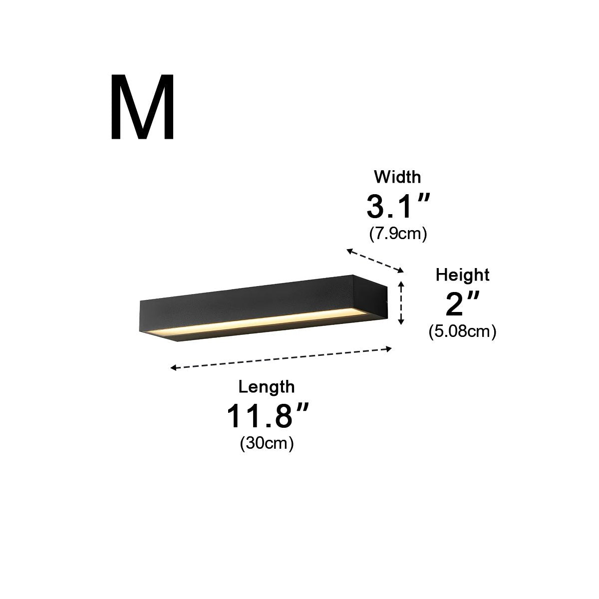 Modern Minimalist | Outdoor Wall Sconce Lighting with Waterproof Design | Sleek Illumination for Patios and Entryways