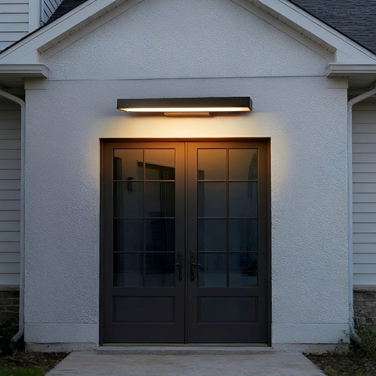 Modern Minimalist | Waterproof Outdoor LED Wall Sconce with Motion Sensor | Sleek Design for Bright Illumination