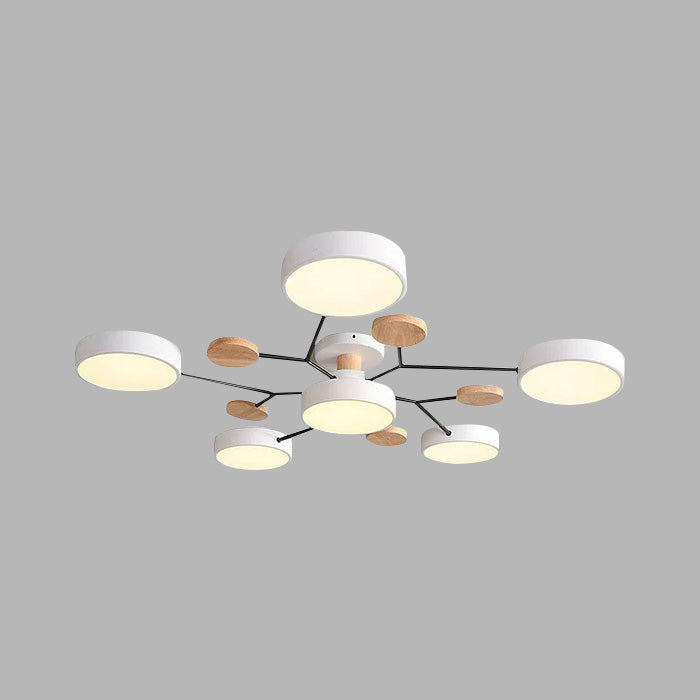 Modern Multi Arm Ceiling Light | Adjustable LED Shades for Energy Efficient Illumination