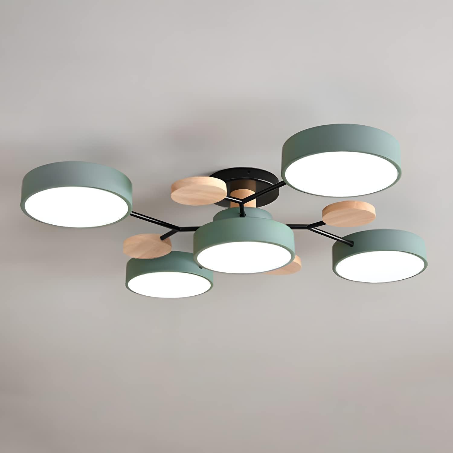 Modern Multi Arm Ceiling Light | Adjustable LED Shades for Energy Efficient Illumination