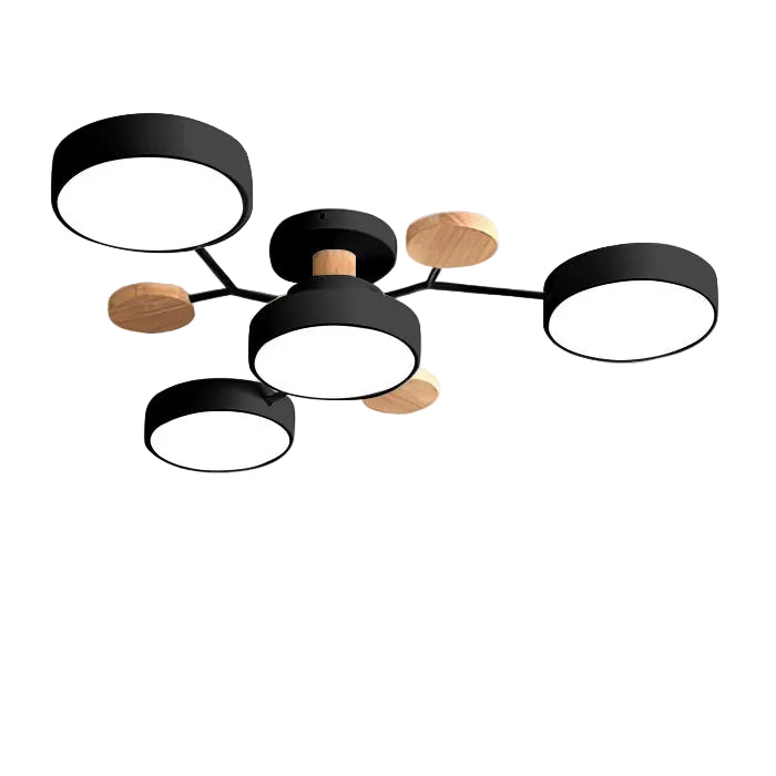 Modern Multi Arm Ceiling Light | Adjustable LED Shades for Energy Efficient Illumination