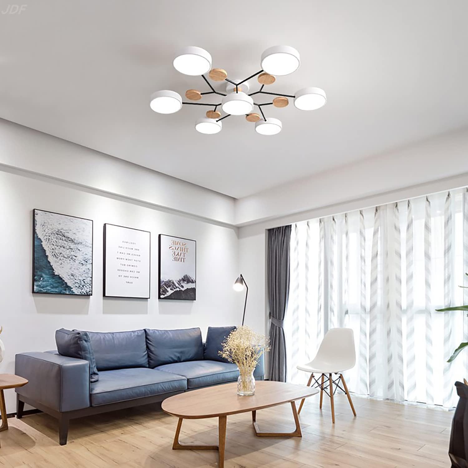 Modern Multi Arm Ceiling Light | Adjustable LED Shades for Energy Efficient Illumination