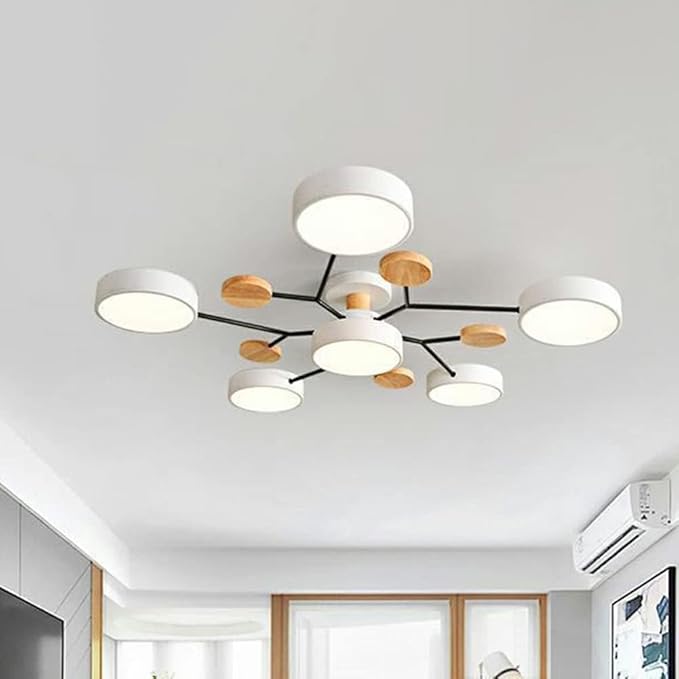 Modern Multi Arm Ceiling Light | Adjustable LED Shades for Energy Efficient Illumination