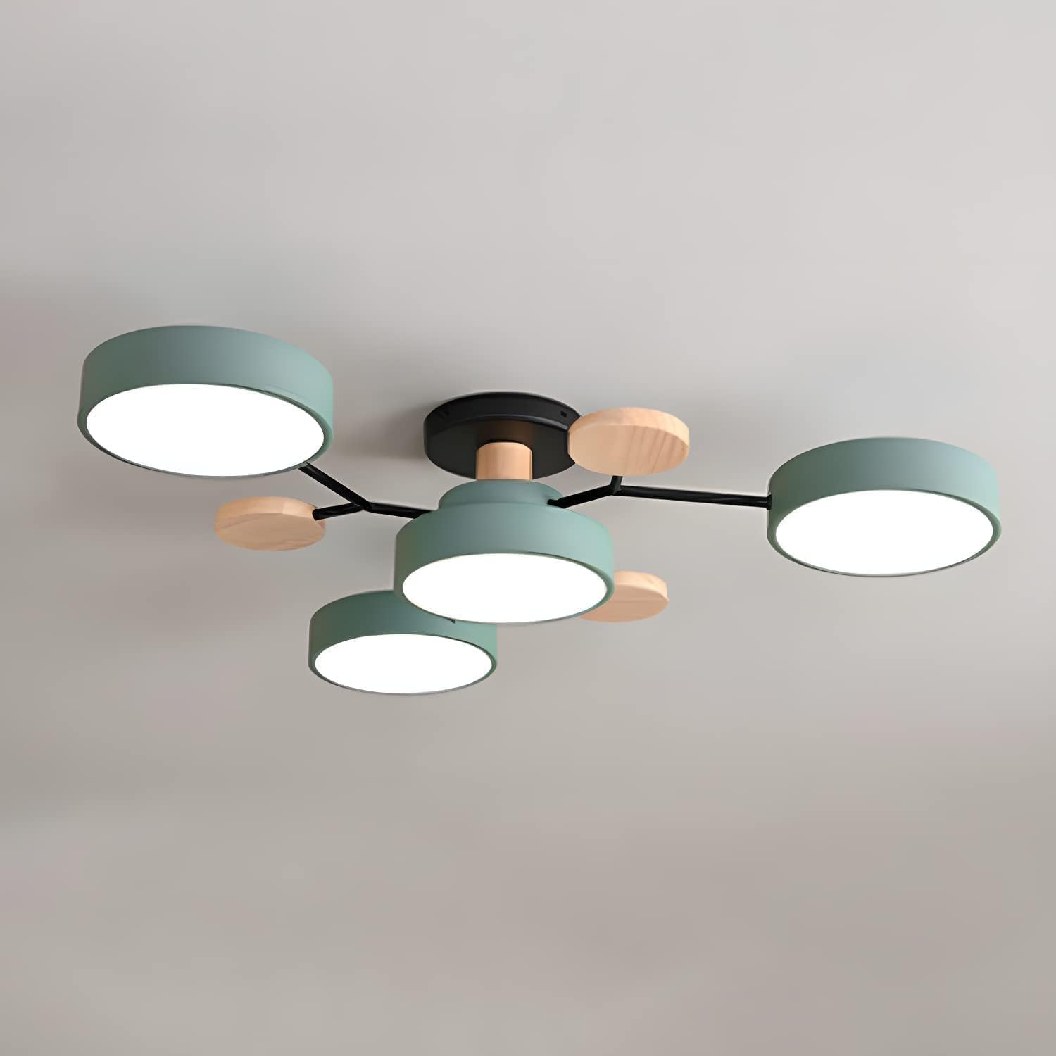 Modern Multi Arm Ceiling Light | Adjustable LED Shades for Energy Efficient Illumination