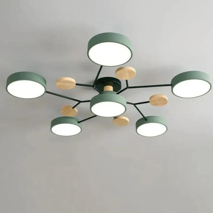 Modern Multi Arm Ceiling Light | Adjustable LED Shades for Energy Efficient Illumination