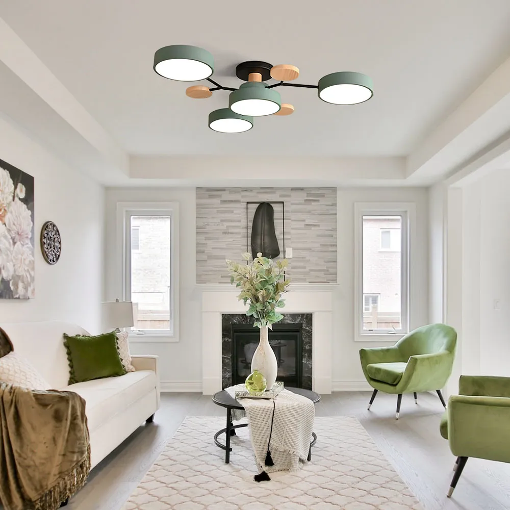 Modern Multi Arm Ceiling Light | Adjustable LED Shades for Energy Efficient Illumination