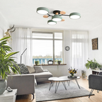 Modern Multi Arm Ceiling Light | Adjustable LED Shades for Energy Efficient Illumination