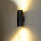 Modern Outdoor LED Wall Light | Waterproof Cylinder Design with Adjustable Beam for Enhanced Curb Appeal