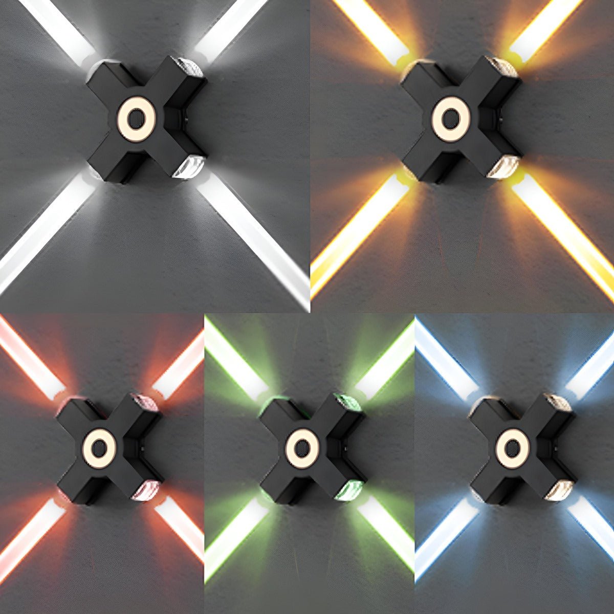 Modern Outdoor LED Wall Spotlight with Waterproof Design | Customizable Brightness for Exterior Spaces