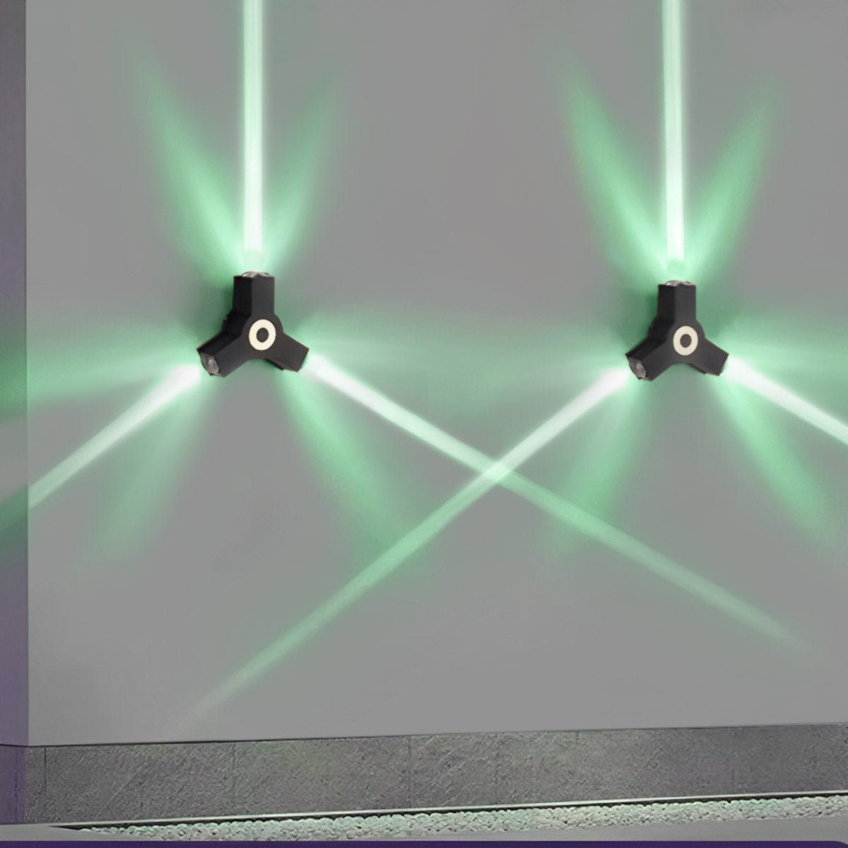 Modern Outdoor LED Wall Spotlight with Waterproof Design | Customizable Brightness for Exterior Spaces