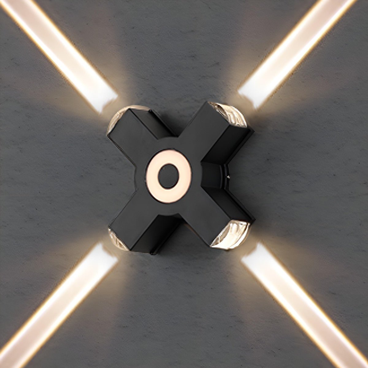 Modern Outdoor LED Wall Spotlight with Waterproof Design | Customizable Brightness for Exterior Spaces