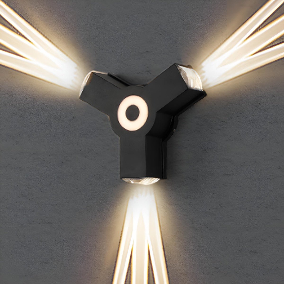 Modern Outdoor LED Wall Spotlight with Waterproof Design | Customizable Brightness for Exterior Spaces