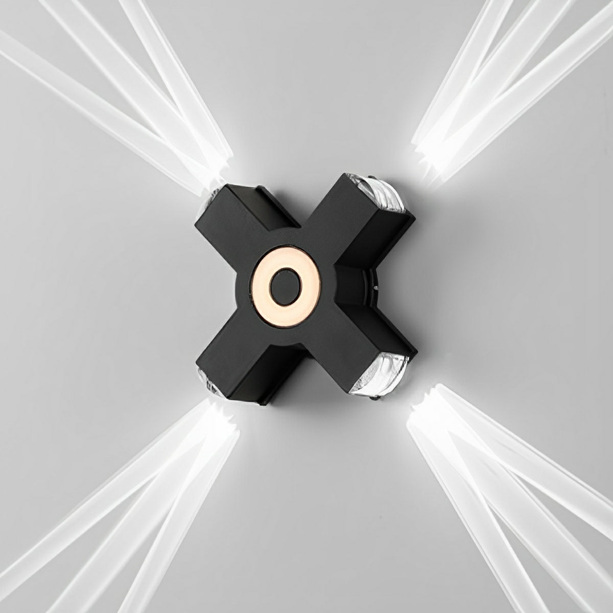 Modern Outdoor LED Wall Spotlight with Waterproof Design | Customizable Brightness for Exterior Spaces