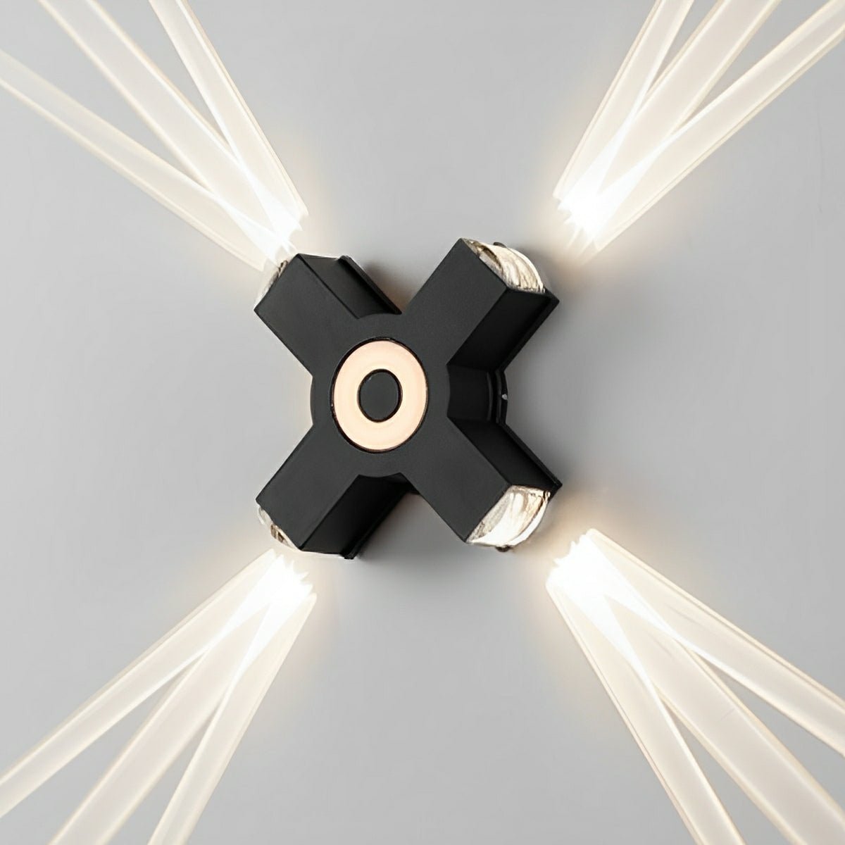 Modern Outdoor LED Wall Spotlight with Waterproof Design | Customizable Brightness for Exterior Spaces