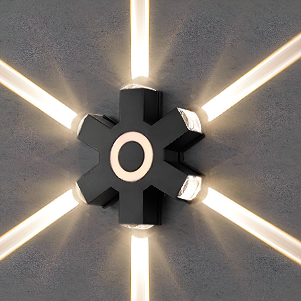 Modern Outdoor LED Wall Spotlight with Waterproof Design | Customizable Brightness for Exterior Spaces