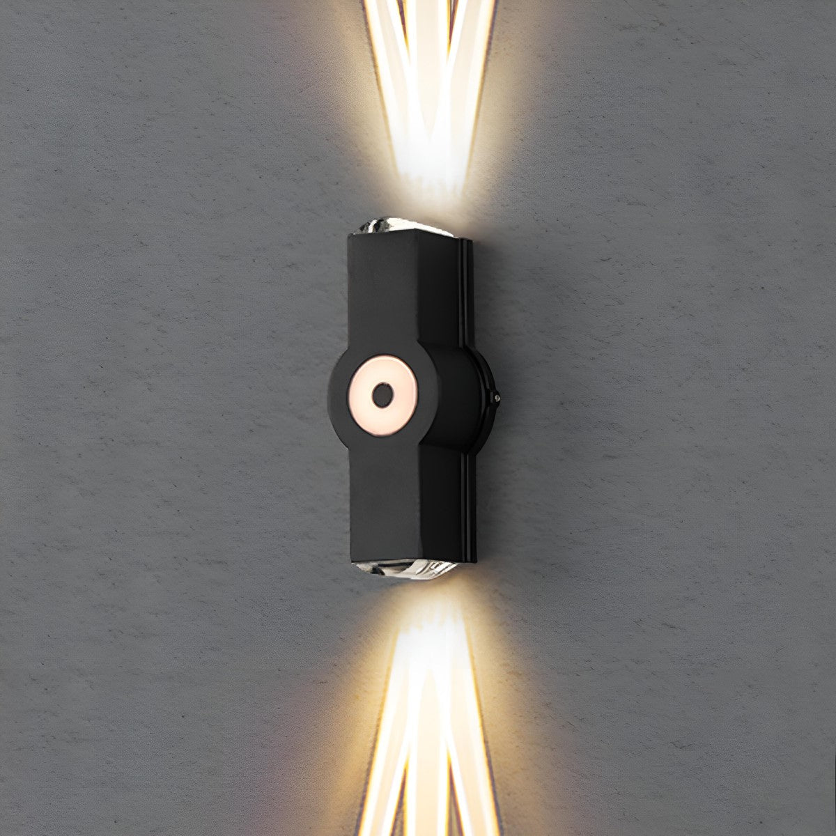 Modern Outdoor LED Wall Spotlight with Waterproof Design | Customizable Brightness for Exterior Spaces