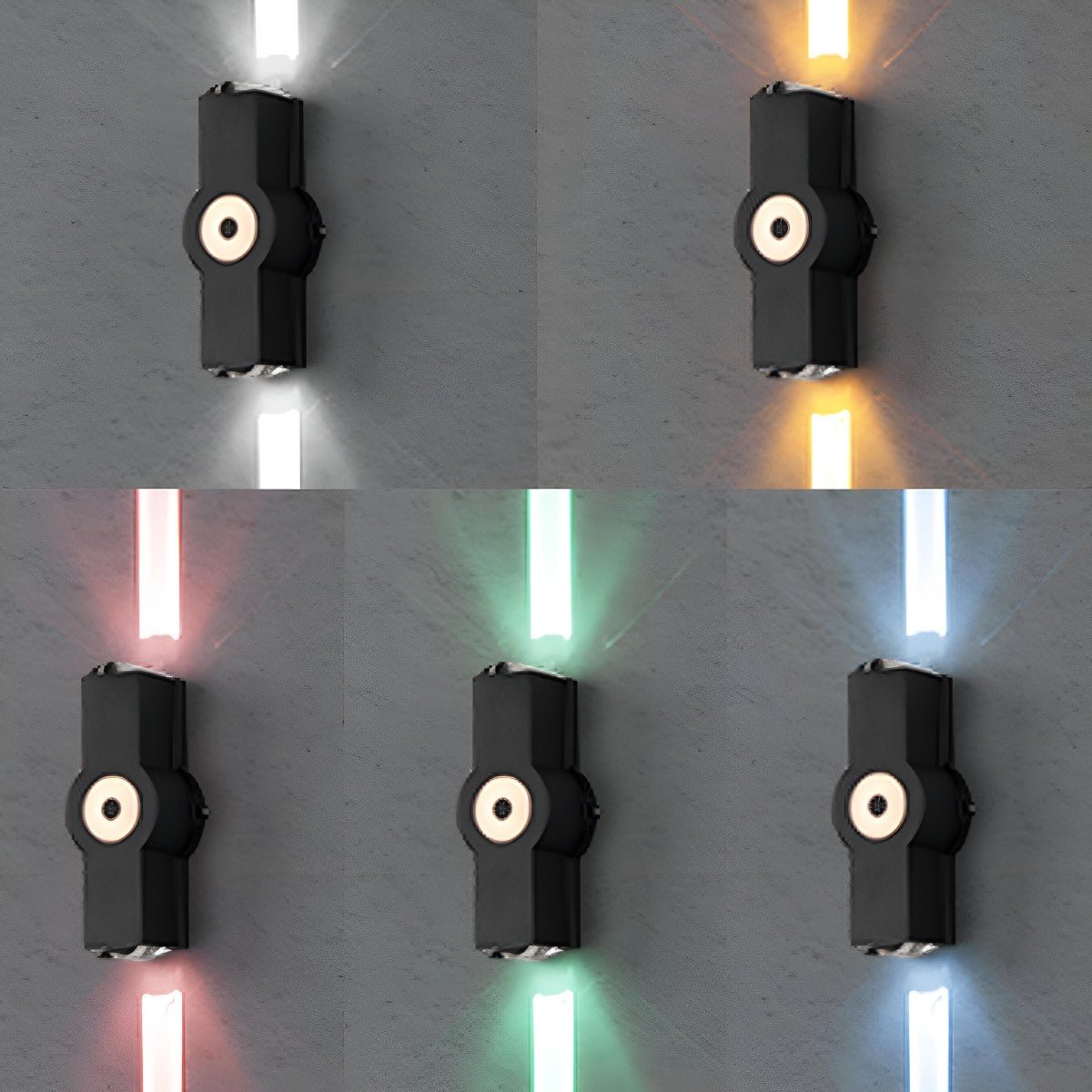 Modern Outdoor LED Wall Spotlight with Waterproof Design | Customizable Brightness for Exterior Spaces