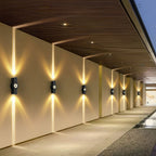 Modern Outdoor LED Wall Spotlight with Waterproof Design | Customizable Brightness for Exterior Spaces