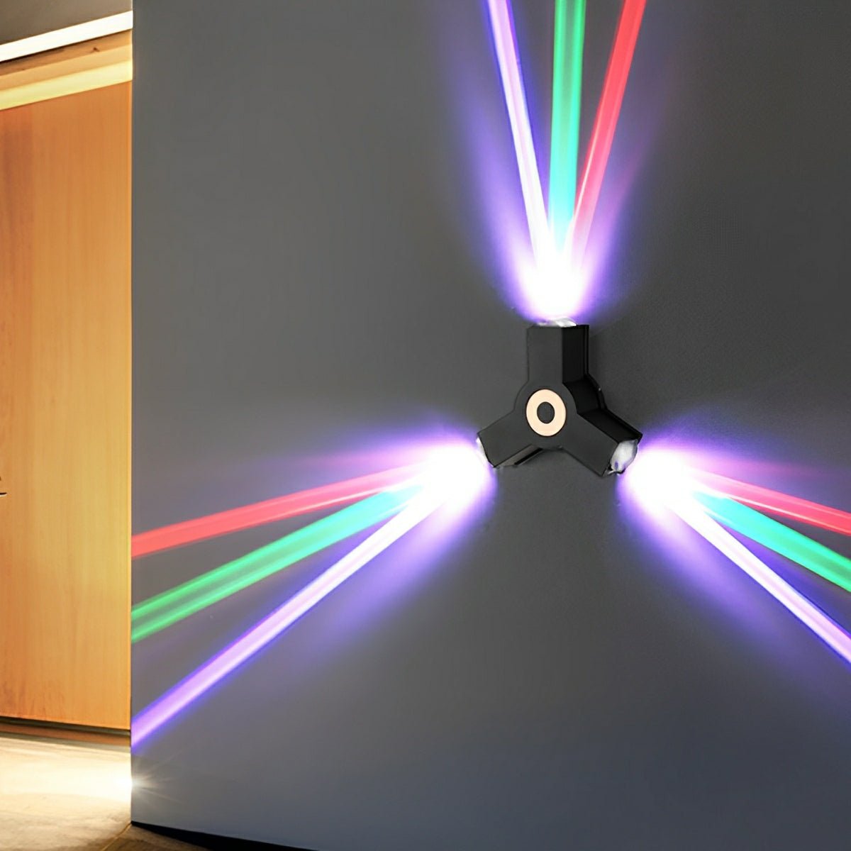Modern Outdoor LED Wall Spotlight with Waterproof Design | Customizable Brightness for Exterior Spaces