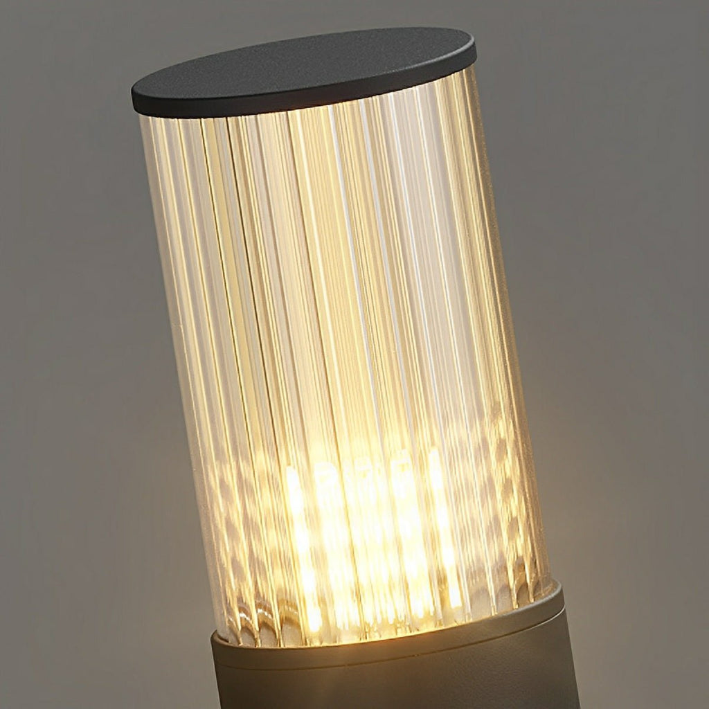 Modern Outdoor Lighting | Waterproof LED Cylinder Pillar Light with Refined Design | Versatile Illumination for Gardens and Patios
