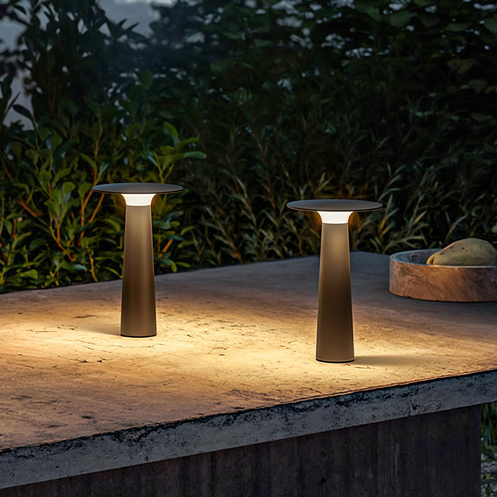 Modern Outdoor Lights | LED Table Lamp with IP65 Waterproof Design | Durable Aluminum for Garden and Patio Use
