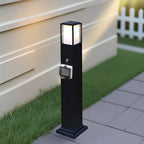 Modern Outdoor Pathway Lights | Solar LED Walkway Lights with Built-In Power Socket | Weather-Resistant Design for Safe Illumination