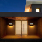 Modern Outdoor Wall Light | 24W LED Motion Sensor Sconce with Waterproof Design | Ideal for Patios and Gardens