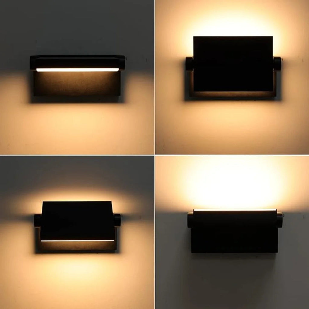 Modern Outdoor Wall Light | 24W LED Motion Sensor Sconce with Waterproof Design | Ideal for Patios and Gardens