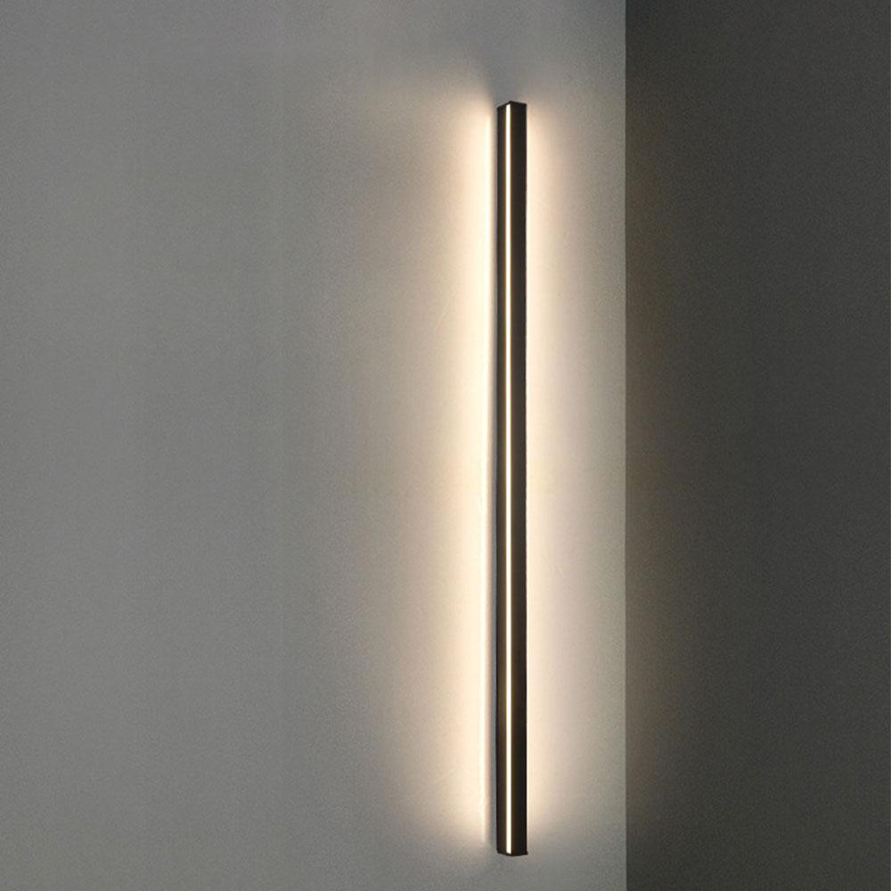 Modern Outdoor Wall Light | Sleek Linear Sconce with Integrated LED & Four Color Modes | Durable Exterior Wall Lights for Versatile Illumination