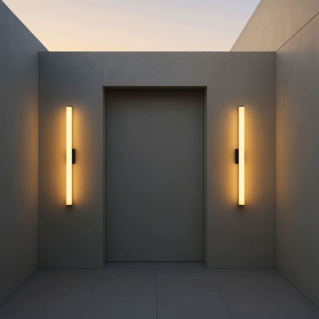 Modern Outdoor Wall Lights | IP65 Waterproof Sconce Fixture for Patios and Hallways
