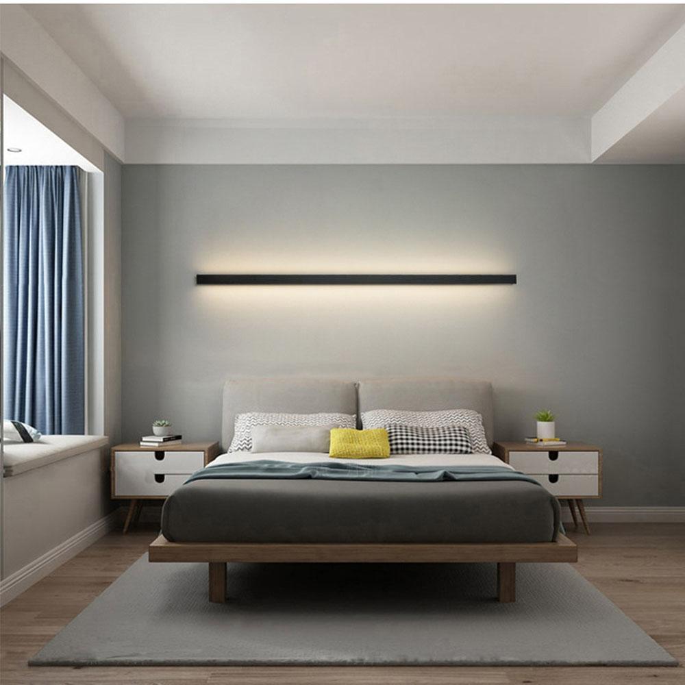 Modern Outdoor Wall Lights | Linear LED Sconce with Four Color Modes | Waterproof Design for Versatile Illumination