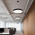 Modern Round Pendant | Adjustable Dimmable Ceiling Light Fixture with Glare-Free Design | Versatile Kitchen Pendant Lighting for Custom Illumination
