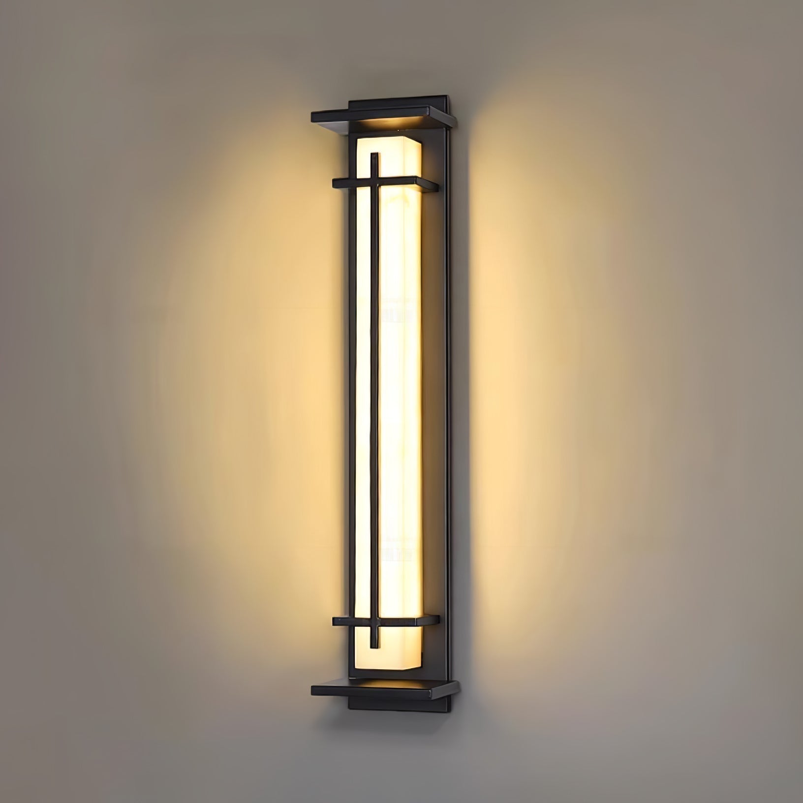 Modern Square Outdoor Wall Sconce Light with IP65 Waterproof Rating | Stylish Exterior Wall Light for Reliable Illumination