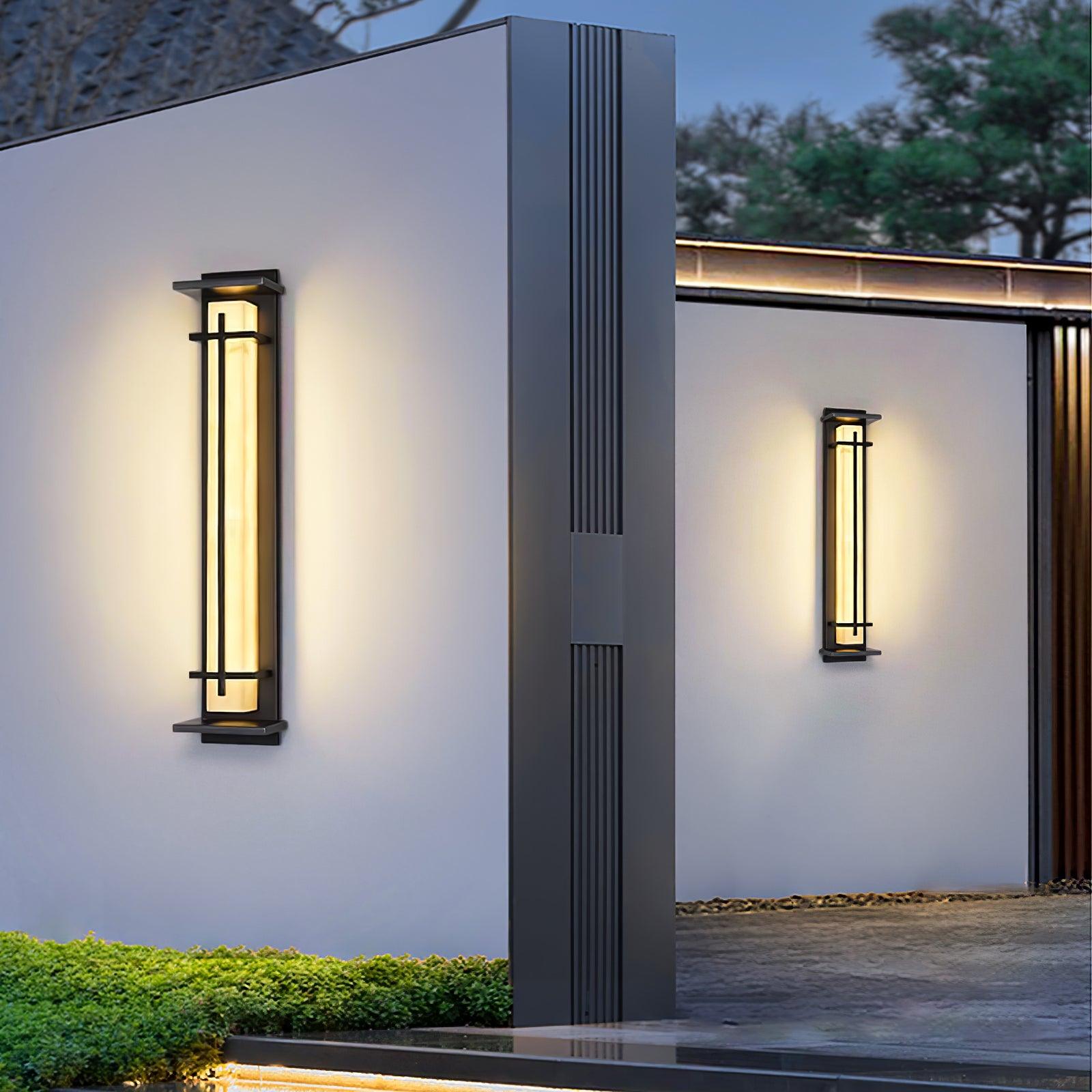Modern Square Outdoor Wall Sconce Light with IP65 Waterproof Rating | Stylish Exterior Wall Light for Reliable Illumination