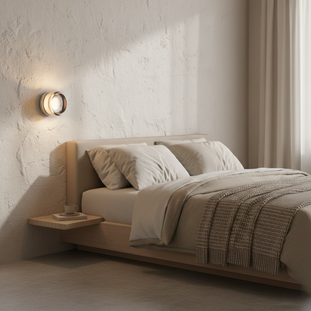 Modern Wall Sconce Lighting with Softly Textured Glow | Energy Efficient Design for Ambient Illumination