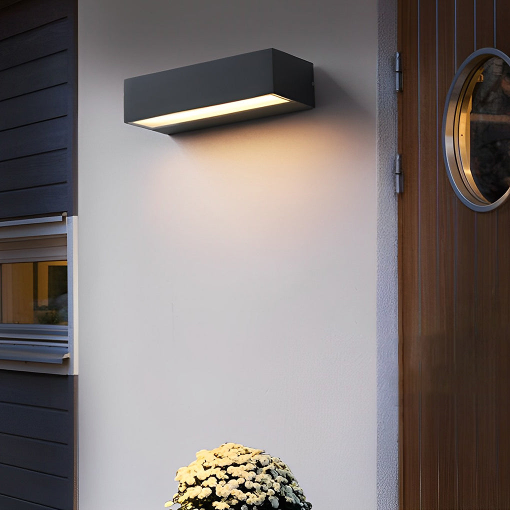 Modern Waterproof Outdoor Wall Light with Adjustable Lengths | Stylish Exterior Wall Sconce for Enhanced Illumination