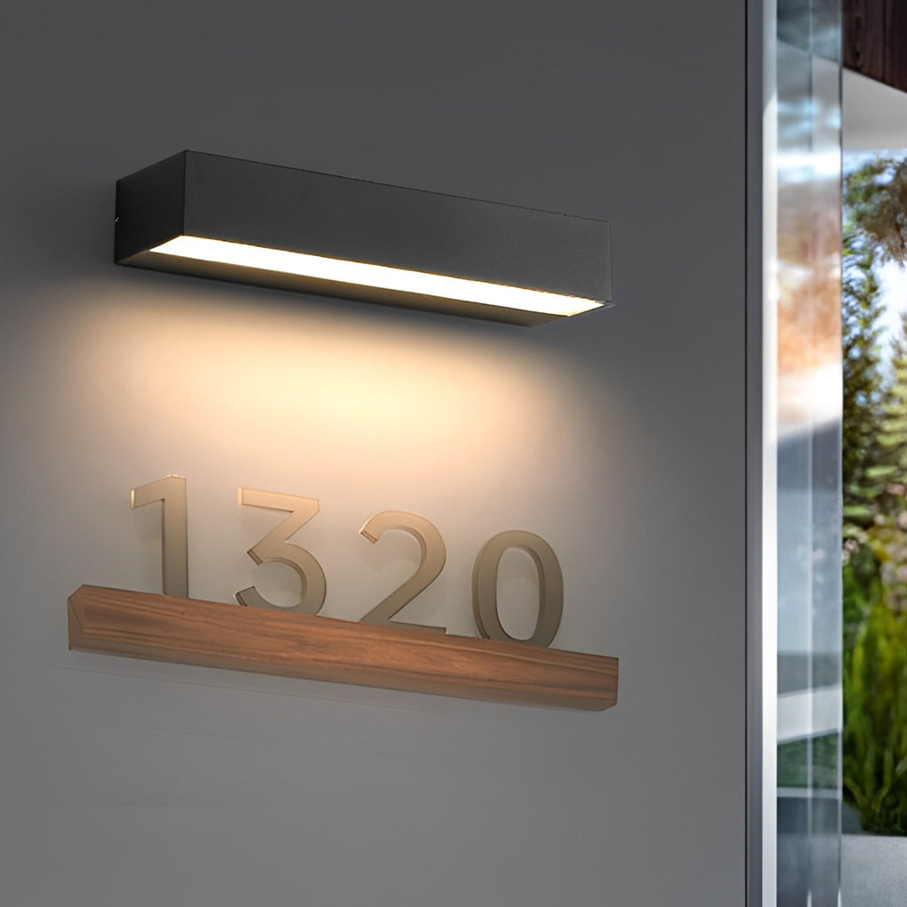 Modern Waterproof Outdoor Wall Light with Adjustable Lengths | Stylish Exterior Wall Sconce for Enhanced Illumination