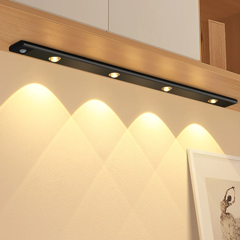 MotionGlow | LED Light Fixture with Motion Sensor & Adjustable Color | Energy-Saving Home Lighting Solution