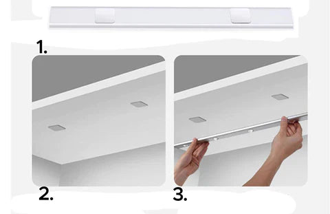 MotionGlow | LED Light Fixture with Motion Sensor & Adjustable Color | Energy-Saving Home Lighting Solution