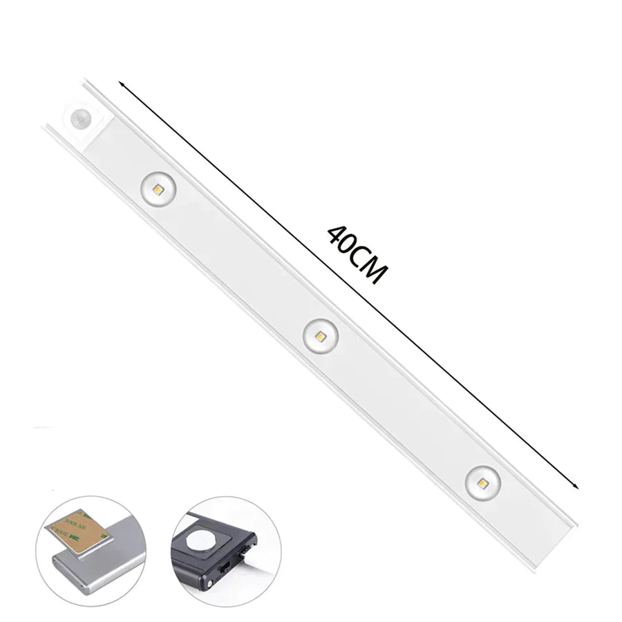 MotionGlow | LED Light Fixture with Motion Sensor & Adjustable Color | Energy-Saving Home Lighting Solution