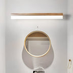 Natural Wood | LED Vanity Light with Soft Illumination | Stylish Bathroom Lighting for Cozy Spaces