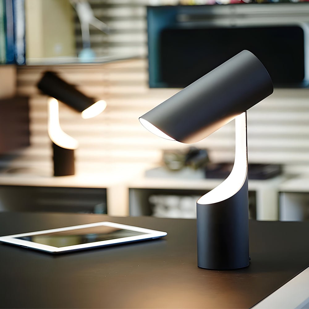 Nordic Elegance | Adjustable LED Desk Lamp with Energy-Efficient Lighting | Sleek Design for Home Office and Study Spaces
