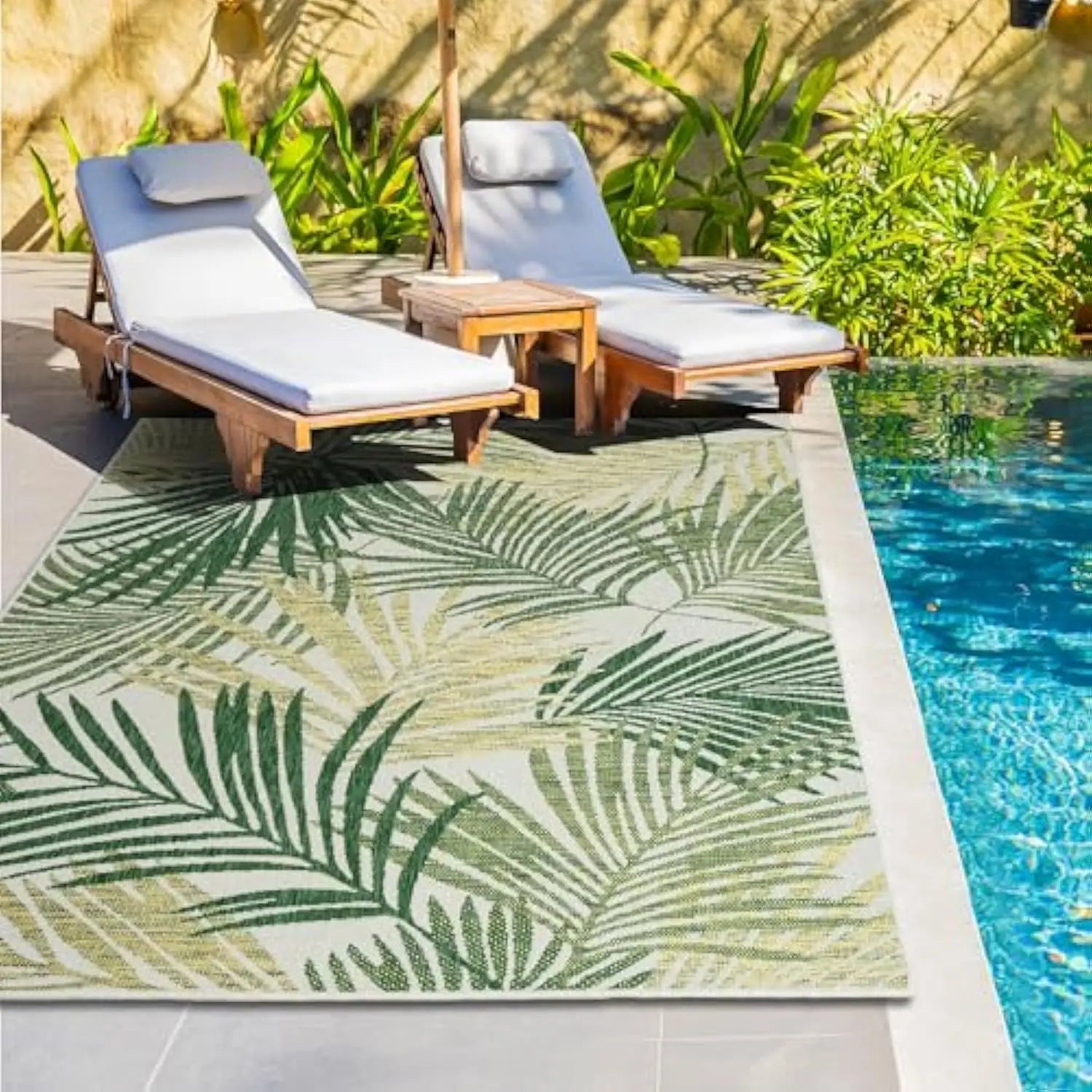 Outdoor Carpet | Soft Anti-Slip Area Rug with Machine Washable Fabric | Perfect for Camping and Picnics