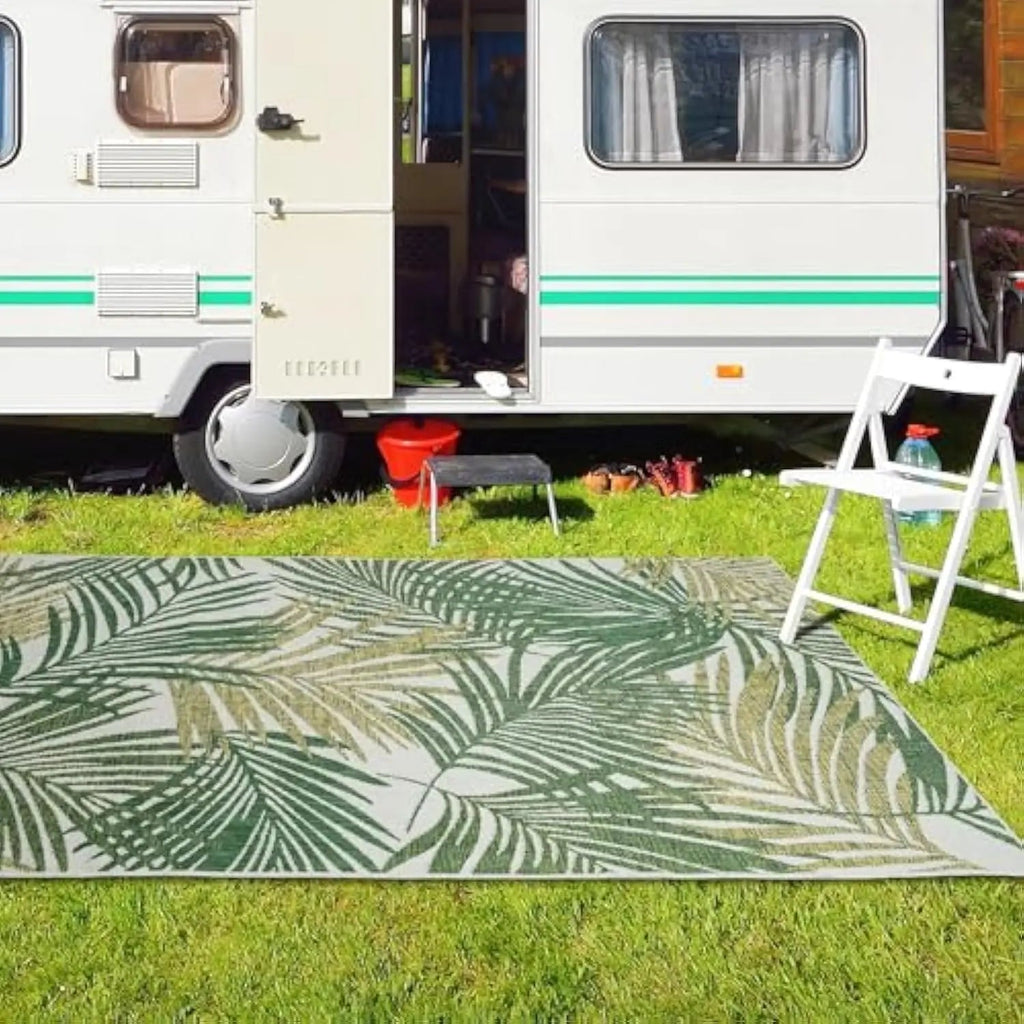 Outdoor Carpet | Soft Anti-Slip Area Rug with Machine Washable Fabric | Perfect for Camping and Picnics
