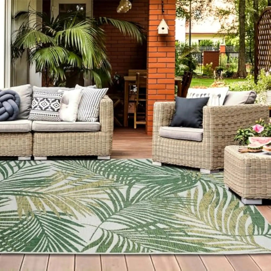 Outdoor Carpet | Soft Anti-Slip Area Rug with Machine Washable Fabric | Perfect for Camping and Picnics