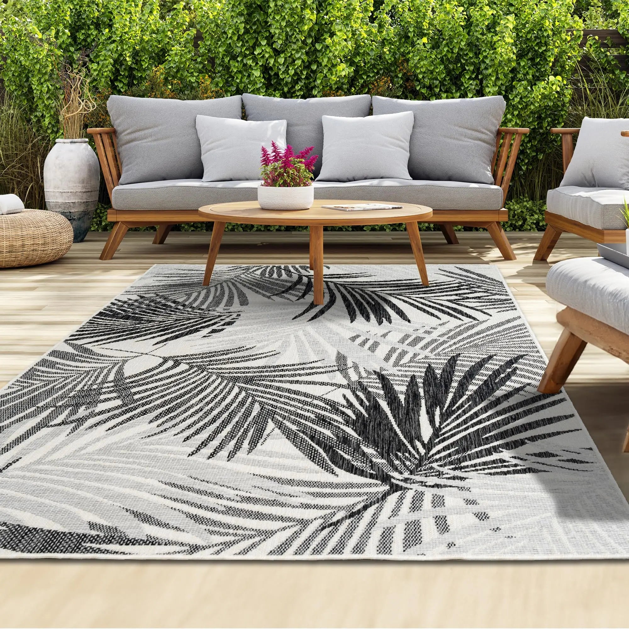 Outdoor Carpet | Soft Anti-Slip Area Rug with Machine Washable Fabric | Perfect for Camping and Picnics