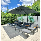 Outdoor Living Collection | Cantilever Patio Umbrella with 360-Degree Rotation | Durable Aluminum Frame for Maximum Shade