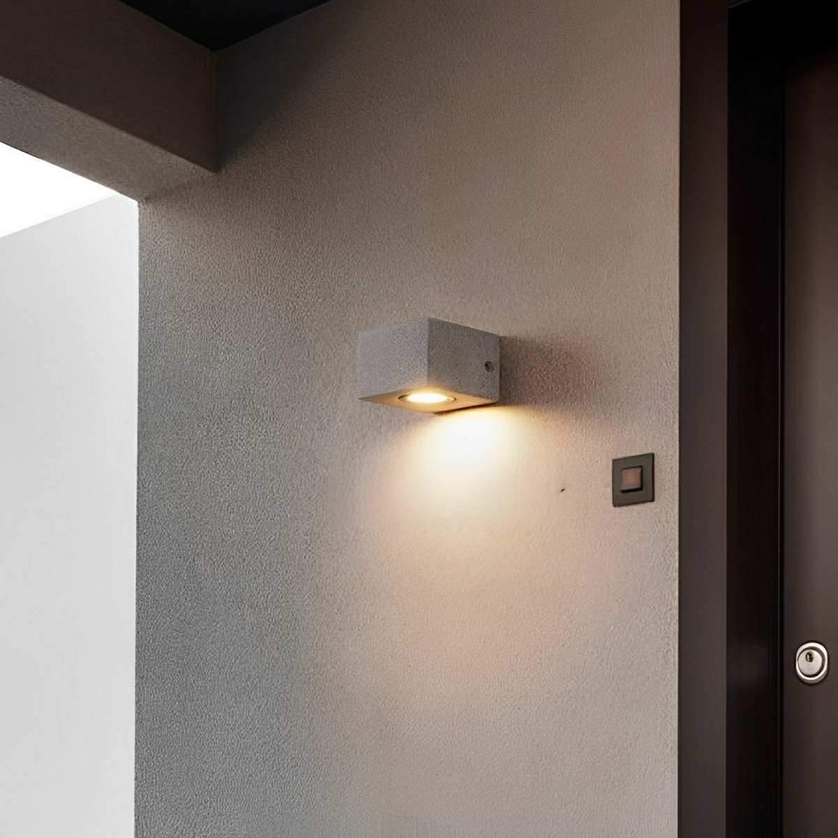 Outdoor Wall Lights | Minimalist Waterproof LED Design for Modern Porches