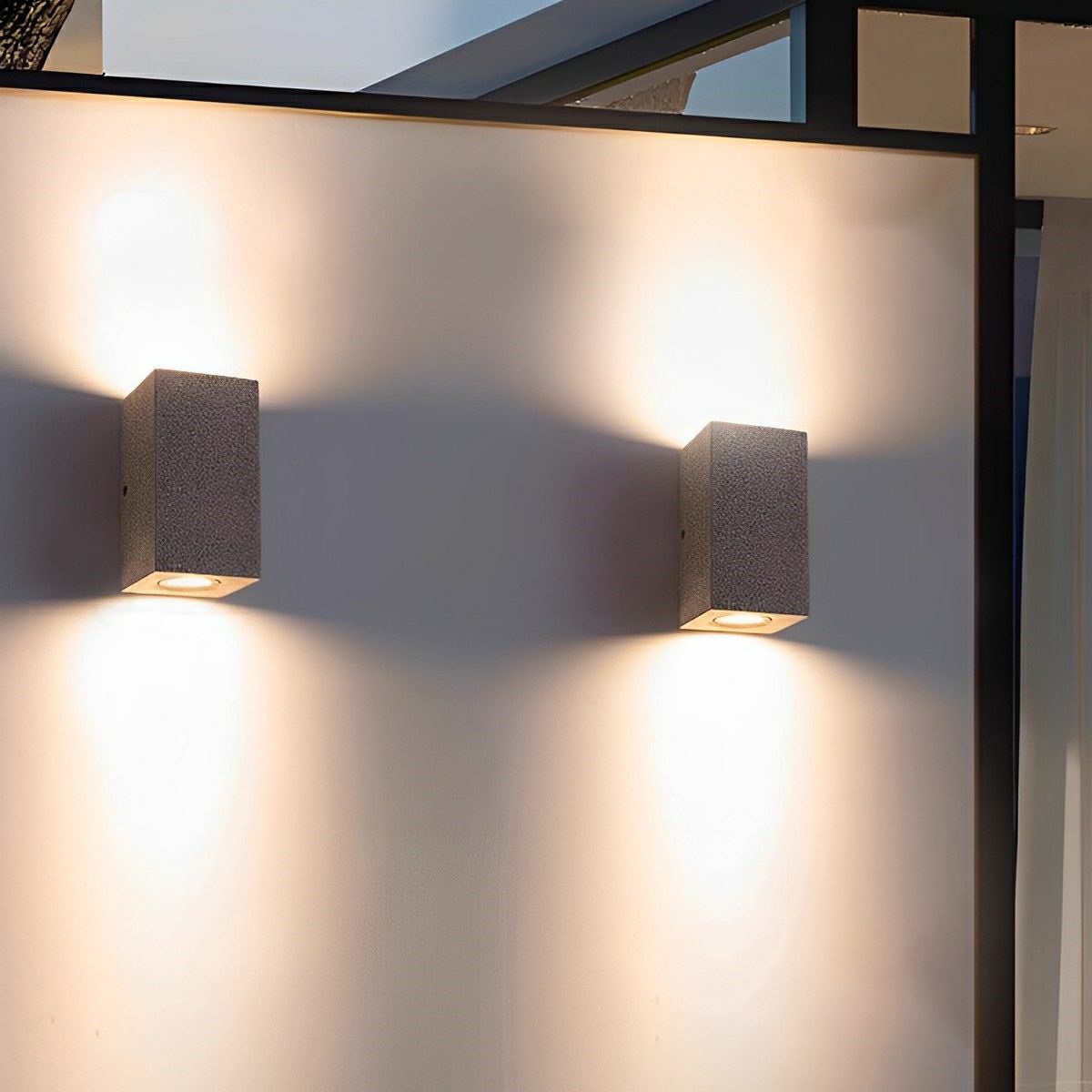 Outdoor Wall Lights | Minimalist Waterproof LED Design for Modern Porches